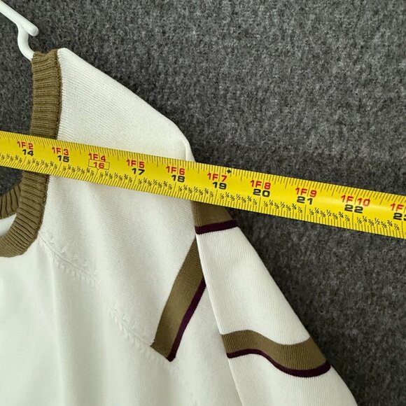 Ashley Stewart New Women White Sweater Sz 18/20 - Picture 5 of 7